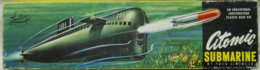 Lindberg Nautilus Atomic Submarine by Paul Lindberg, 704 plastic model kit